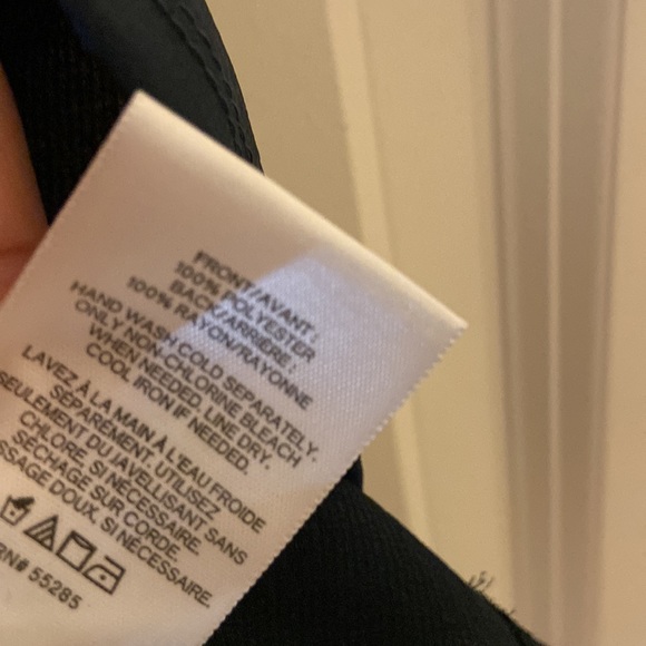 Express 18” pit to pit  Medium Button front Green Vneck - Picture 5 of 6